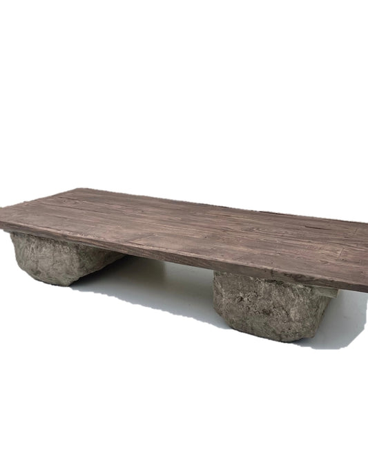 Vintage Stone Low Coffee Table