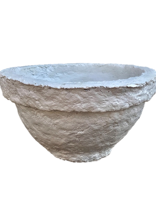 White Rustic Vintage Bowl